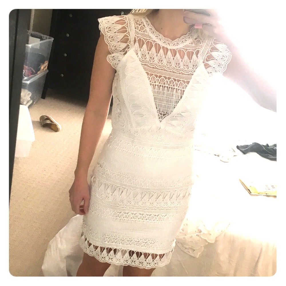 White dress